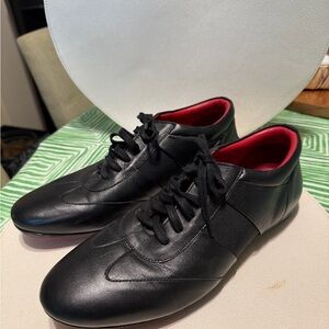 Carlos by Carlos Santana Black Leather Oxfords